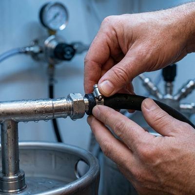 Collier de serrage pour les tuyaux à gaz