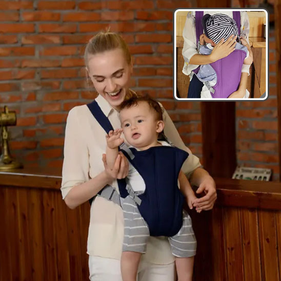 Porte bébé avec bébé et maman