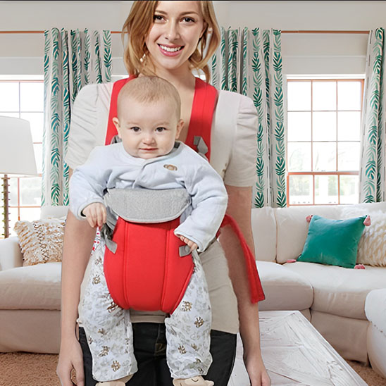 Porte bébé rouge