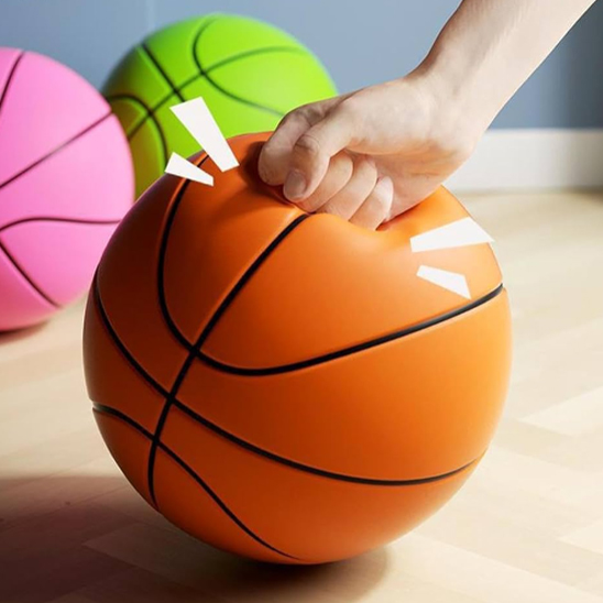 ballon basket silencieux ,ballon en mousse rebondissant et très résistant