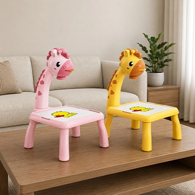 Projecteur dessin girafe pour petits enfants de 3 à 6 ans