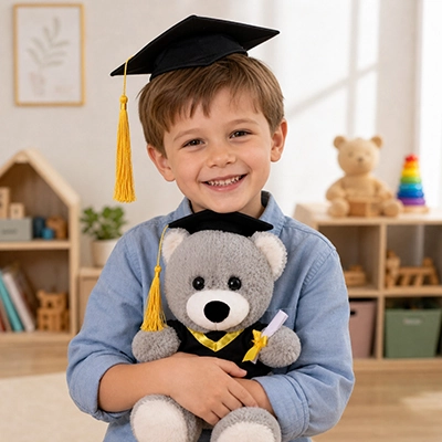 Ours en peluche moelleux pour  la réussite scolaire de votre enfant