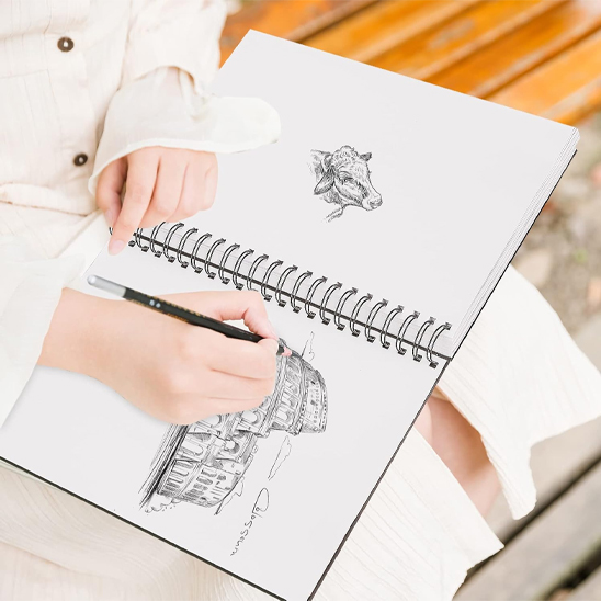 cahier de dessin pour exercer sa concentration et sa remise au calme de manière autonome