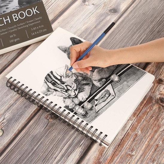 cahier de dessin et d arts pour utilisation de différentes technique d expression visiuelle