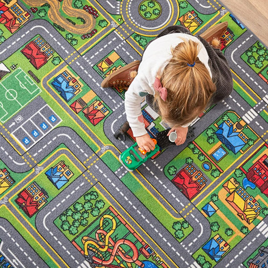 circuit tapis de voiture ville