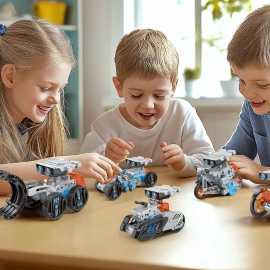 Jouet robot fascinant pour jour avec des amis