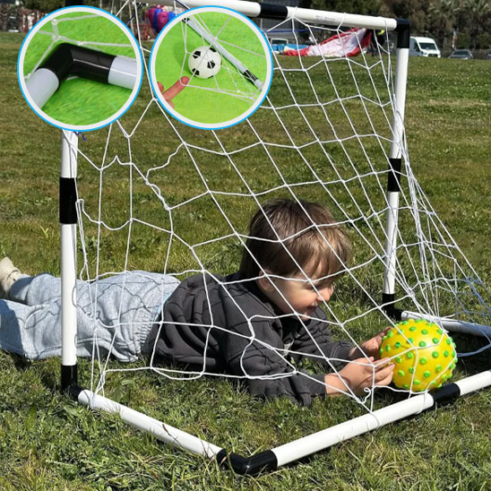 Cage de foot enfant d'âge préscolaire 2-3ans jusqu'à 8 ans environ profitez du plein air