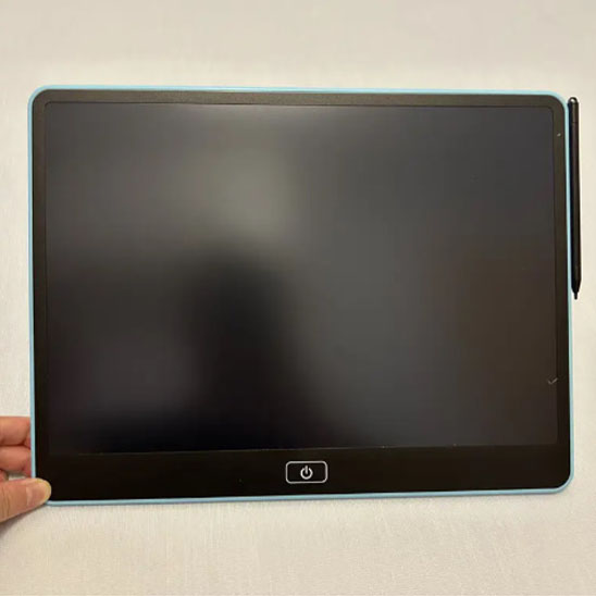 Tablette d'écriture LCD la griffoneuse avec option de barrure, pile intégrée, composer, dessiner, calculer, organiser