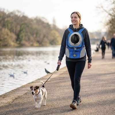 Sac de transport pour chien mesh respirant