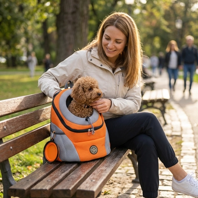 Sac de transport pour chien mains libres