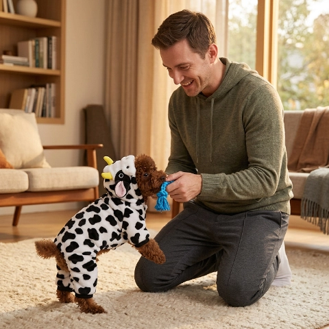Déguisement Chien Halloween : Capuche avec détails