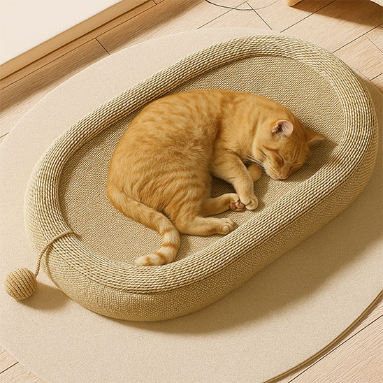 Griffoir pour chat-chat fait dodo