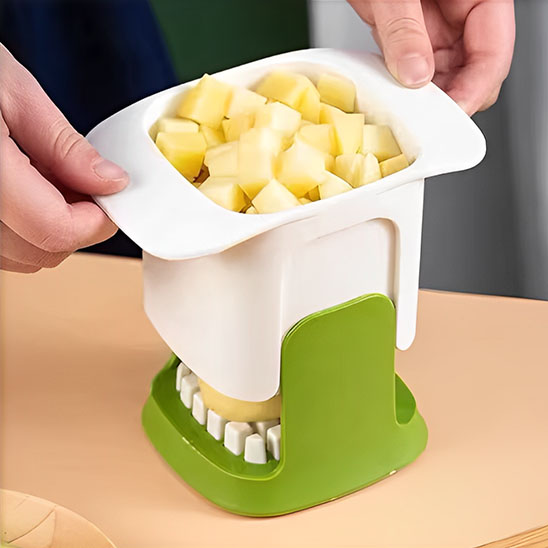 Coupe frites professionnelles avec pommes allumettes