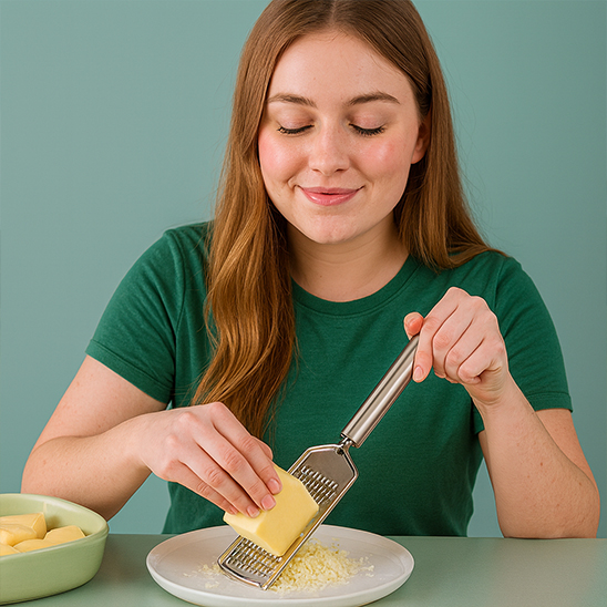 rape parmesan avec fromage en cuisine
