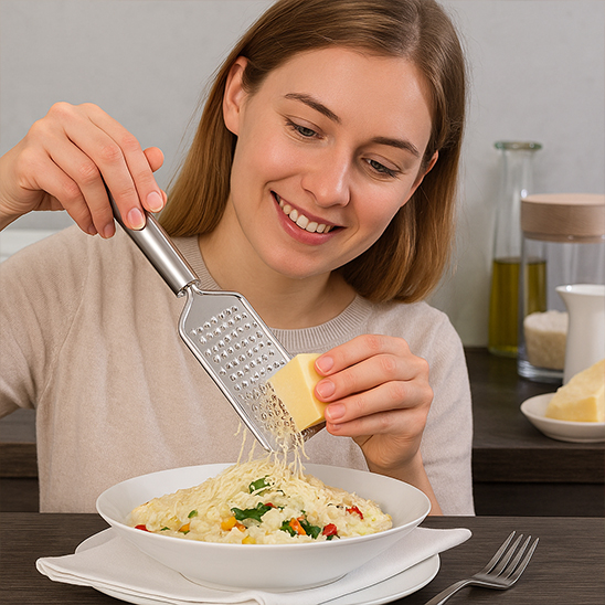 rape parmesan avec assiette de pâtes