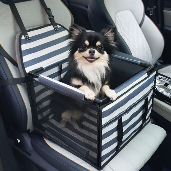 L'AutoCopilot Siege auto pour chien blanc bleu