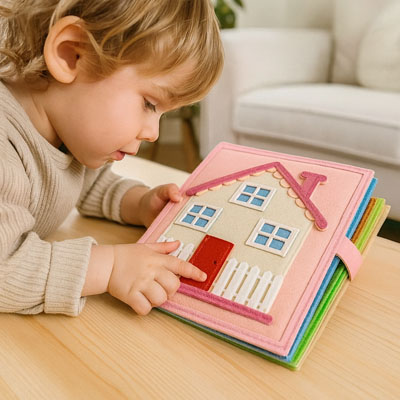 Livre bebe en tissus