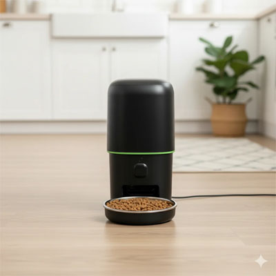 Distributeur automatique de croquettes Chat Alimentation sécurisée