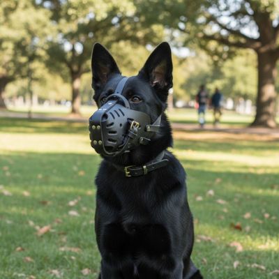 muselière pour chien anti aboiement légère