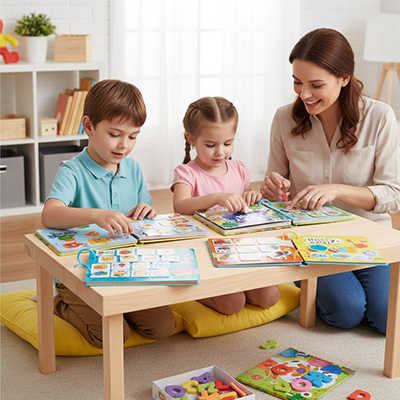 Livre pour enfant éducatif un bussy book à faire seul ou entre amis