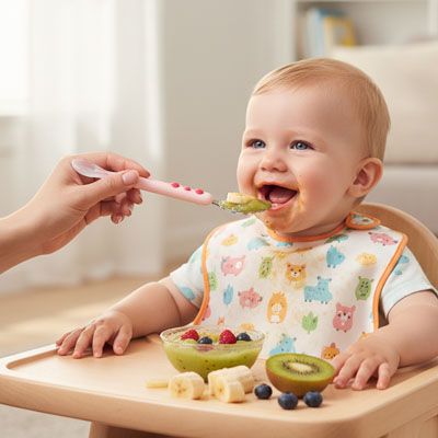 Cuillère pour bebe ustensile malin