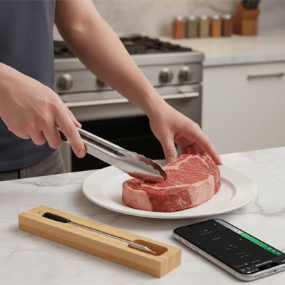 Thermometre-de-cuisson-lecture-bluetooth-technologie