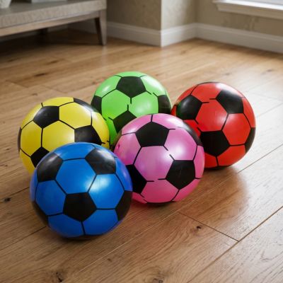 Ballon gonflable EN imitation de ballon de foot pour petits enfants 1+an