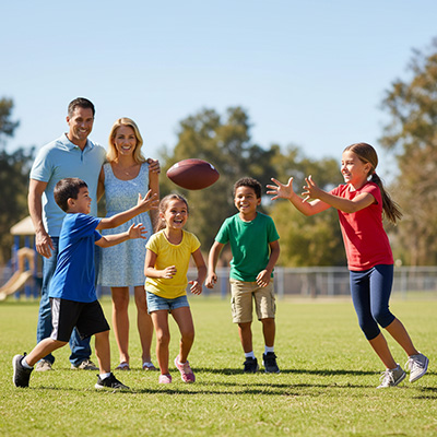 Ballon football americain pratiquer un sport de contact entre amis