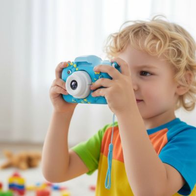 Appareil photo enfant  3ans facile à utilisé modèle dino ludique avec jeux