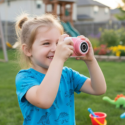 Appareil photo enfant numérique avec jeux, application incluses  chargement usb le cadeau parfait