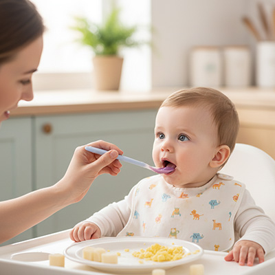 cuillère apprentissage bébé nettoyage facile
