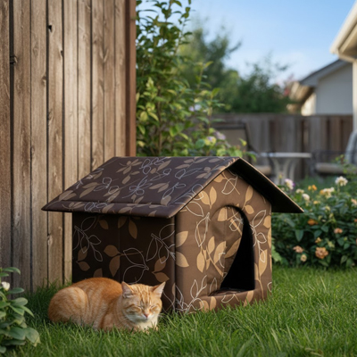 Maison pour chat extérieur