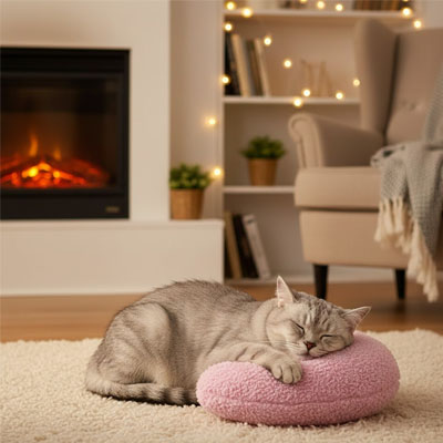 Coussin chat
