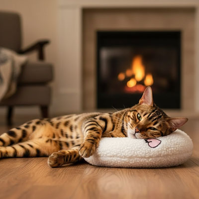 Coussin chat