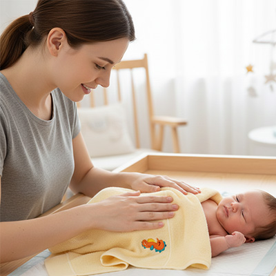 Serviette de bain bébé