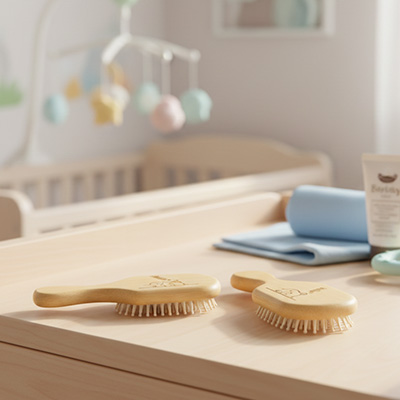Brosse cheveux pour bebe 