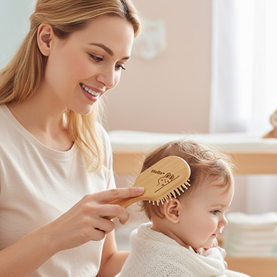 Brosse cheveux pour bebe 