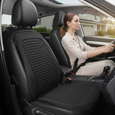 couvre siège pour voiture maintien lombaire renforcé femme confortable volant voiture
