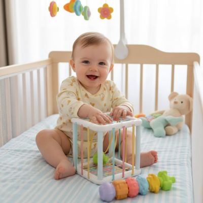 Jouet-bebe-6-mois-bebe-fille-joue