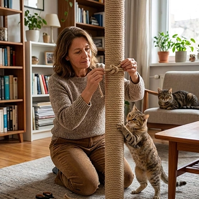 Corde arbre a chat