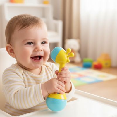 Hochet-bebe-jaune-captiff
