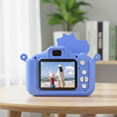 Appareil photo pour enfant numérique avec écran d'affichage autonome voir ses création en direct, musique etc