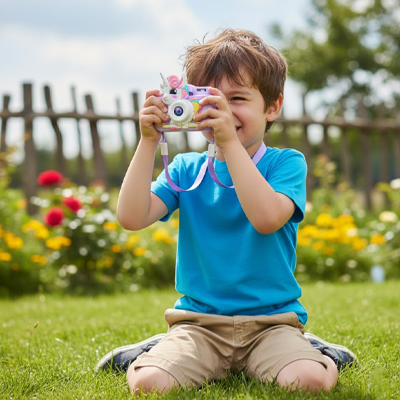 Appareil photo pour enfant fans de licorne multi fonction jeux et vidéo
