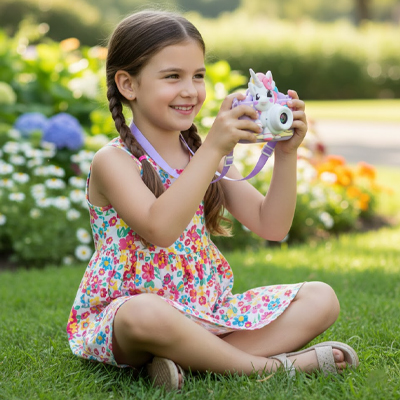 Appareil photo pour enfant numérique fonctionnement facile autonomie de l enfant