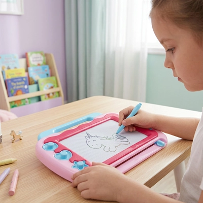 Ardoise magique pour petites mains en développement cadeau fille et garçon de 1an, 2ans,3ans