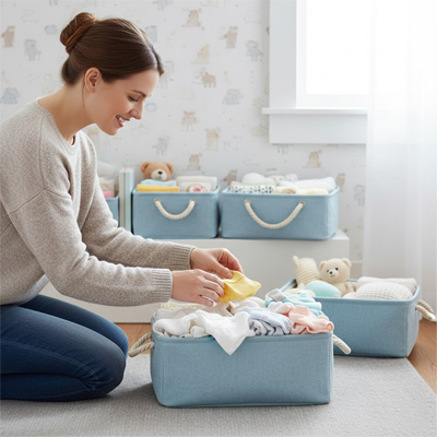 Panier rangement bébé