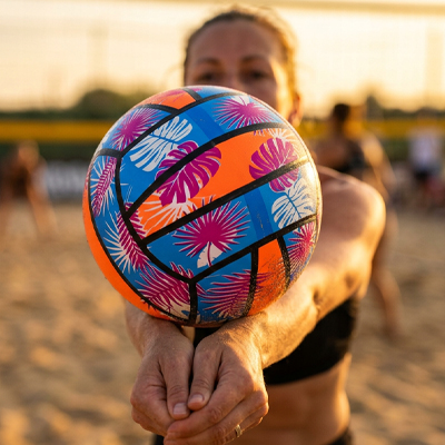 utiliser ce ballon volley qui ne pince pas et ne blesse pas, un ballon en PVC doux et attrayant