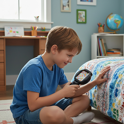 Microscope enfant  facile à manipuler peut etre utilisé par des enfants de 5ans et +