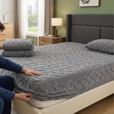 Drap housse respirant avec élastique intégral pour un maintien parfait sur le matelas