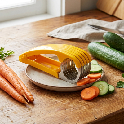 Mandoline cuisine compacte pour légumes